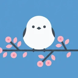 Значок Shima Bird - Japanese Learning